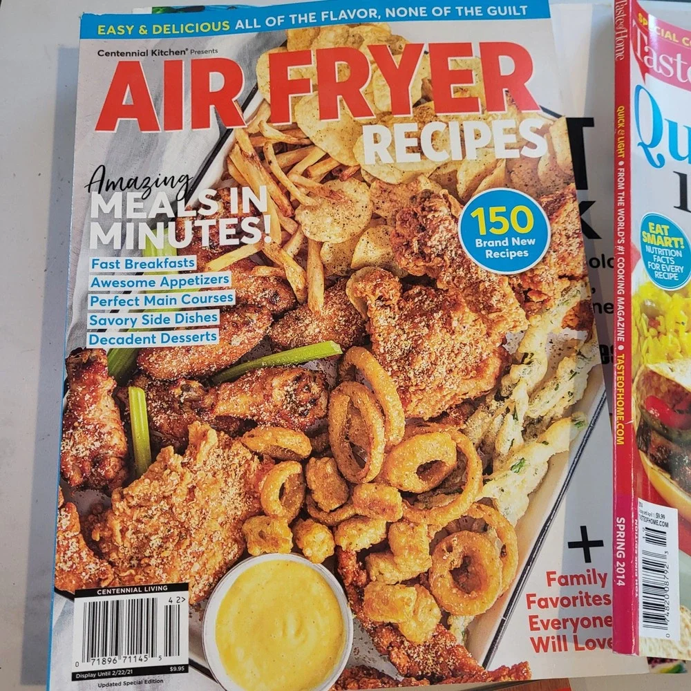 Healthy Cookbook Lot Keto Air Fryer Diet Weight Loss Taste of‎ Home Recipes